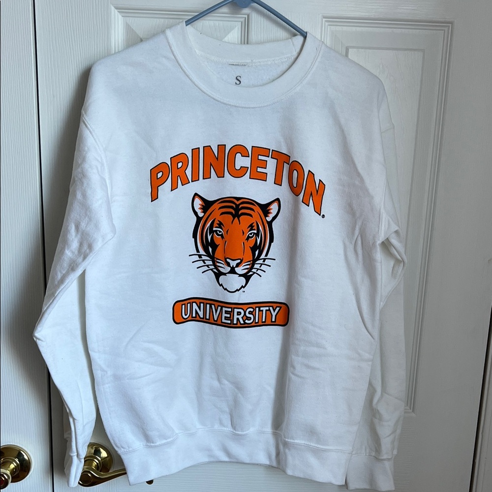 Princeton University White Sweatshirt - Size Small